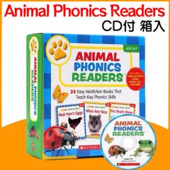 Animal Phonics Readers 24冊 CD付き 新品 箱入 scholastic