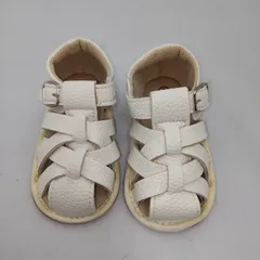 【こども用サンダル】13.0ｃｍ ホワイト 汚れあり