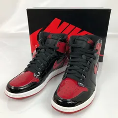 エアジョーダン1 パテントブレッド 27.5 NIKE ナイキ Air Jordan 1 High OG Patent Bred エアジョーダン1