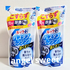 ルックプラス バスタブクレンジング 銀イオンプラス 香りが残らないタイプ つめかえ用 450mL × 2袋