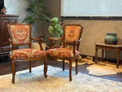 ꧁金華山織り꧂アームソファセット 応接間 室 いす イス 椅子 チェア nimus_krmk-sofa-013