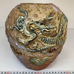 蛇ハブ鉢 やちむん 検)植木鉢 盆栽鉢 カタチ製作所 バリエム valiem