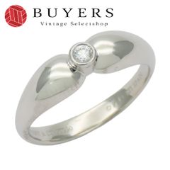 中古】 ティファニー リング・指輪 ダブルティアドロップ Pt950  
