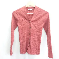 ◇ ⊇ UNITED ARROWS ユナイテッドアローズ 長袖 カーディガン サイズ表記なし オレンジ系 レディース E  【1501160049124】