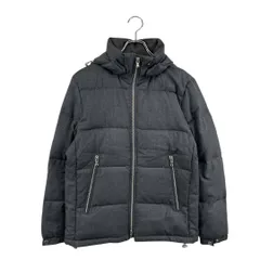 EDIFICE◆ダウンジャケット エディフィス  無地 グレー系 フード着脱可 レディース サイズ S 10