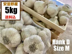 ⬜️信州 安曇野産⬜️にんにく⬜️5kg⬜️サイズ M⬜️ランク D⬜️ホワイト種⬜️訳あり⬜️ フォロワー割あり⬜️ 令和7年6月収穫⬜️のサムネイル