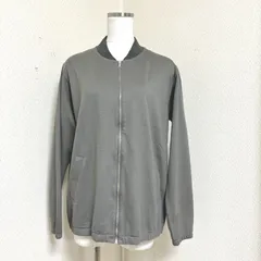 ユナイテッドアローズ　 メンズ　トラックジャケット ジップアップジャケット ジップブルゾン スウェットジャケット グレー  M　秋　BEAUTY&YOUTH UNITED ARROWSのサムネイル