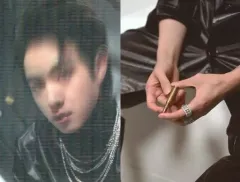 【中古】ポストカード ジン(BTS/防弾少年団) レンチキュラーポストカード2枚セット 「2022 BTS EXHIBITION ： Proof in TOKYO」