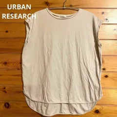 URBAN RESEARCH 袖なしTシャツ ベージュ フリーサイズ?101