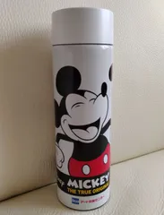 Disney ミッキー90周年記念アート ステンレスミニボトルホワイト280ml