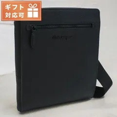 69B122｜美品｜フェラガモ メッセンジャーバッグ レザー ダーク