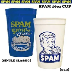 SPAM 16oz プラスティックカップ スパム アメリカン雑貨