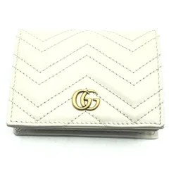 【中古】GUCCI GGマーモント 二つ折り財布 コンパクトウォレット 466492　グッチ[17]