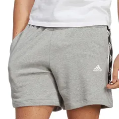 ★アディダス adidas 新品 メンズ カジュアル サイドライン スウェット ハーフパンツ ショーツ 灰 Lサイズ [IC6820-L] 四 弐★QWER★