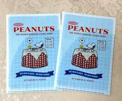 【新品】【送料込み】スヌーピー　A5クリアファイルWタイプ２点セット　ブルー