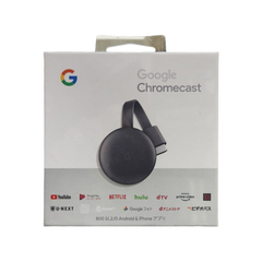 Google Chromecast クロームキャスト チャコール 第三世代 2K対応 GA00439-JP ストリーミング サブスク 中古 1