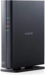 エレコム Wi-Fi6 無線LANルーター 11ax 1201+574Mbps IPv6(IPoE)対応 DXアンテナ監修内蔵アンテナ搭載 セキュリティーWi-Fi搭載 ブラック WRC-X1800GSA-B