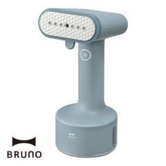 BRUNO ブルーノ スチームアイロン 【ブルーグレイ】コンパクト 軽量 ハンガーにかけたまま シワ伸ばし 衣類スチーマー ブルー グレー