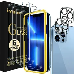 iPhone13 Pro 強化 ガラスフィルム 保護フィルム 6枚セット