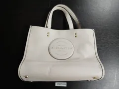【0902H06】COACH  ハンドバッグ　2way　デンプシー　白　キャリーオール　ショルダー