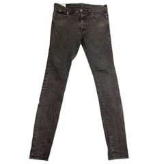 グッチ　ウォッシュドデニム　テーパードパンツ　サイズ36