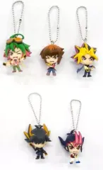 【中古】キーホルダー・マスコット(キャラクター) 全5種セット 「遊☆戯☆王シリーズ デフォルメフィギュア」