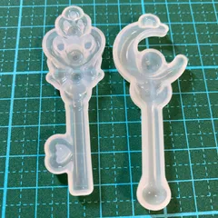 シリコンモールド 魔法のステッキ 杖 2種セット