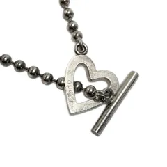 グッチGG オープンハート ボールネックレス　925 はちこ GUCCI グッチ ネックレス ハート GG ボールチェーン 925 シルバー