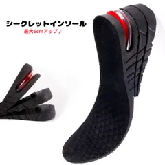 シークレットインソール 最大9cmアップ フリーサイズ メッシュ素材 エアクッション搭載 抗菌 防臭 中敷 インソール 母の日 父の日 プレゼント