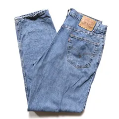 2001年 メキシコ製 リーバイス 550 リラックスフィット デニムパンツ (W36 L32) ストーンウォッシュ 00's 00年代 オールド 赤タブ Levi's　アメリカ古着 USED  ビンテージ ヴィンテージ