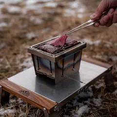 【全国送料無料】　[ Mt.SUMI (マウントスミ)] パーフェクトグリル マイクロ (レクタ) / PerfectGrill micro (recta) / bbq バーベキュー 折り畳み コンパクト 秒速グリル ソロ ポケットサイズ 1人用のサムネイル