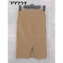 ◇ SENSE OF PLACE by URBAN RESEARCH 膝下丈 タイト スカート サイズ36 ブラウン レディース 【中古】 【1002802231315】