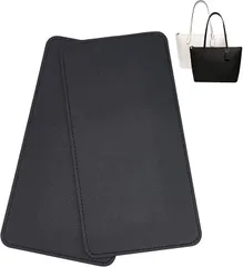 PH PandaHall バッグ底板 カバンの芯地 ブラック 約15x30cm 約3.5mm厚 2枚セット PUレザー 芯材 ハンドメイド用品 手作りかばん ハンドバッグ 革製バッグ用 黒( ブラック)