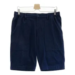 サイズ：50 BEAMS GOLF ビームスゴルフ  シアサッカーハーフパンツ  ネイビー系 [240101498950] ゴルフウェア メンズ ストスト