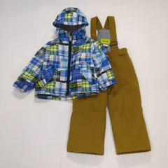 ジュニア スキーウェア上下セット ブルー 90cm