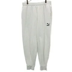 プーマ トレーニング スウェット ジョガーパンツ M グレー PUMA メンズ 古着 【240410】