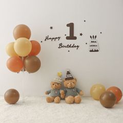 誕生日飾り　レターバナー　ガーランド　セット　風船　１歳　フェルト