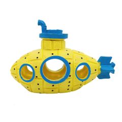 新品 Charmoon 水槽 オブジェ 潜水艦 船 サブマリン 隠れ家 シェルター アクアリウム オーナメント おしゃれ 置物 (イエロー)