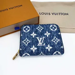 ラスト値下げ☆LVリミックス　デニム ジッピー・コインパース　新品 ジッピー・コインパース モノグラム・デニム｜ルイ・ヴィトン
