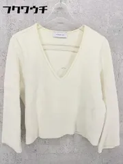 ◇ Adam et Rope アダム エ ロペ ショート丈 ニット セーター サイズ38 クリーム レディース 【中古】 【1002801305109】