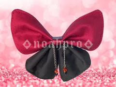 ハートの女王様♥️♣️リボン♡Mサイズ　軍ロリ/シンプル/2色/赤/黒