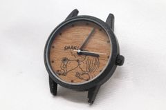【W159-15】電池交換済 スヌーピー ウッドシンプル 腕時計 フェイスのみ