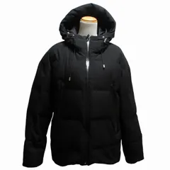 エックスガール x-girl WOOL RIP-STOP ダウンジャケット コート フーディー 0516451 黒 ブラック 2 約Mサイズ ■GY01 0606のサムネイル