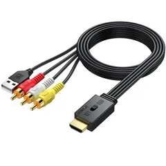 【新着商品】to HDMI コンバーター コンバーター hdmi 変換 変換 720P/1080P 変換 変換 rca HDMI hdmi 変換 to 3色端子 ミニコンポジット AV CVBS オーディオ 16:9/4:3 ビデオ アダプター RCA VCR