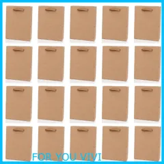 【新着商品】EXDUCT 紙袋 20枚セット 手提げ クラフト ショッピングバッグ 無地 ひも 手提げ袋 ギフトバッグ