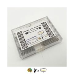 腕時計 時計用工具 腕時計用 リペアパーツ コマばね棒 バネ棒 パーツ 大き目サイズ セット 10サイズ 21mm～30mm 1.5φ 未使用 未開封 新品 Lemon 03