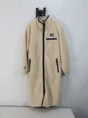THE NORTH FACE ザノースフェイス フリース ボア 羊毛 ロング コート アイボリー s