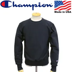 Champion (チャンピオン) C5-U001 ReverseWeave SWEAT SHIRT クルーネック スウェットシャツ 全5色 CN017 370ネイビー S