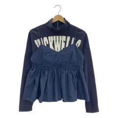 REKISAMI / レキサミ | プリントロゴ レイヤード トップス | 1 | ネイビー | レディース