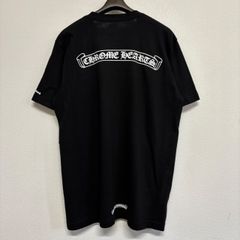 CHROME HEARTS クロムハーツ スクロールラベル 黒 ブラック 半袖 Tシャツ トップス メンズ レディース Lサイズ 新品未使用